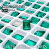 6*8mm Cristal de Rocha de Cinco Passos Diamante de Cristal K9 Retangular Ângulo Reto Acessórios Explosivos Vidro Joias para Nail Art Diamante para Nail Art Atacado