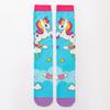 Calcetines Nuevos Transfronterizos para Niñas de Media Pantorrilla con Colores Contrastantes y Elegantes Calcetines de Unicornio para Niñas Calcetines de Pantorrilla de Dibujos Animados Amazon Lote