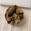 Diadema de lana para ceñir la cintura Otoño e Invierno, Diadema de encaje grande de alta gama, Cuerda para el pelo de doble capa estilo perezoso, Accesorio para el cabello