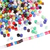 Pintura al Óleo Color Sólido Cuentas de Vidrio Millet Cuentas Redondas Accesorios Hechos a Mano para DIY Paquete de Materiales para Cuentas de Hilo Cuentas Sueltas Material para Collar Pulsera