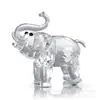 Elefante de Nariz Larga Animal Decorativo Esmaltado de Color Decoración Suave para Sala de Estar Regalo para Niños Artesanías de Cristal Transfronterizas