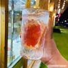 Copo de Vidro Estilo Ins Novo Copo Glacial Copo Simples para Café da Manhã Copo para Leite Copo de Água de Vidro de Alto Valor Lembrança