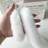 Acabamento Personalizado de Pelo Sintético de Coelho para Chapéus, Vista, Punhos de Sapato, Mangas, Roupas Infantis, Cheongsam, Traje Tang, Capa, Acabamento de Pele, Acessórios de Borda