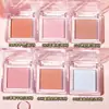 Minshzee Ming Xizhi Blush Autêntico Natural Fosco Rouge Acessível Maquiagem Estudante Blush Transfronteiriço