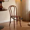 Conjunto de cadeiras de jantar em madeira maciça cadeira vintage cadeira de restaurante americano francês com encosto casa comercial cadeira de rattan trançado de rattan