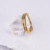 Anillo de nariz de acero inoxidable para moto mariposa serpiente herradura anillo tabique nasal popular en Europa y Estados Unidos circón perla nariz comercio exterior