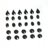 Venta Directa de Fábrica negro amor estrella de cinco puntas Luna acrílico Diamante pegatinas cara escenario maquillaje Pegatinas de Diamante