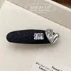 Corea del Sur Lujo Ligero Moda Lazo Delgado Brillante Triángulo bbclip Versátil de Alta Gama Mismo Estilo que los Bloggers Accesorios para el Cabello para Flequillo para Mujeres