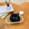 Bolsa de Moedas de Pelúcia Estilo Coreano com Tema de Vegetais Bolsa de Moedas de Comida de Café da Manhã Chaveiro Bolsa Portátil Bolsa de Armazenamento Estojo de Lápis de Grande Capacidade