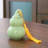 Mini Pote de Chá de Cerâmica Selado Portátil Tamanho Pequeno Pote de Cabana Alcaçuz Yunnan Xizang Frasco de Remédio Pote de Armazenamento de Pó Perfumado Pílulas