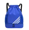 Mochila con cordón, Estilo nuevo, Gran capacidad, Ligera, Separación de seco y húmedo, Bolsa de viaje para natación, Baloncesto