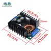 Módulo de Fonte de Alimentação Ajustável 12A Step-Down 24V para 12V Driver de LED 300W com Indicador de Carga com Coluna de Cobre