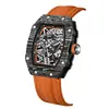 Nuevo Reloj de Hombre Ultra Delgado en Forma de Barril Luminoso Resistente al Agua Reloj de Pulsera Reloj de Cuarzo Moda Relojes para Hombre de Comercio Exterior watches