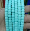 Vidro Cristal Imitação Jade Cor Sólida Não Desbota 6*8mm Contas Espaçadoras Semi-Acabadas Acessórios para Pulseira Colar DIY Acessórios Atacado