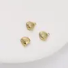 Colgante de Cobre Relleno de Oro de 14K Serie Vida Marina Hecho a Mano para Pulsera Collar Colgante de Caracola Color Zirconio Conserva el Color