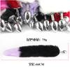Suministros Masturbación Tapón Anal Cola de Zorro Accesorios Sm Metal Cabello Artificial Expansión Anal Femenina Productos Sexuales Alternativos