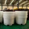 Barril Redondo de Plástico Espessado com Tendão de Boi 500L, Barril para Empilhadeira 600L, Barril Grande de Plástico para Fermentação, Conserva, Fermentação e Criação, Barril de Material PE