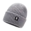 Gorro de Punto de Moda para Hombre con Circunferencia de Cabeza Grande, Forrado de Felpa y Engrosado, Protección para Orejas de Adulto, Cálido y Resistente al Frío para Uso en Exteriores