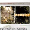Novo Álbum de Cartões A5 com Folhas Soltas Menina Bonita Cor Dourada Edição Laser Álbum Colecionável Caderno de Couro Destacável Anime para Estudantes