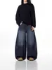 Jeans Masculino 2025 Primavera e Outono Estiloso Americano High Street Retro Calças de Pernas Largas Marca Tendência Casual Soltas Retas Calças Longas