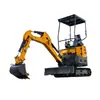 Escavadeira Hidráulica de Esteira Micro Ht22 Exportada para o Canadá Mini Escavadeira Agrícola para Pomar e Uso Doméstico