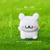 Micro Paisagem Criativa Desenho Animado Cor Sólida Cachorro Branco Boneco Caixa Surpresa Decoração Acessórios Carro Desktop Pequenos Enfeites Atacado