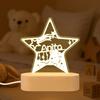 Luz de Noche de Escritorio Personalizada con Estrella de Dibujos Animados Transfronteriza de Etsy Regalo para el Día del Niño Decoración de Dormitorio Luz de Noche