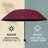 Guarda-chuva dobrável extra grande com doze varetas para mulheres, uso duplo para sol e chuva, estilo executivo, revestimento preto para proteção solar e proteção UV