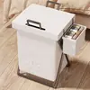 Cesta de Lavandería Hogar Cesta de Almacenamiento de Ropa Sucia Baño Cesta de Lavandería Dormitorio Cesta de Almacenamiento de Artículos Varios Puerta de Entrada Trasera Cesta para Ropa Sucia