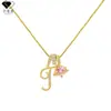 Collar Cruzado Tk Color de Moda que Conserva el Color Dopamina Alfabeto de 26 Letras Accesorios para Chicas Dulces Lujo Ligero Accesorios de Alta Gama