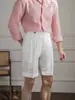 Pantalones casuales de verano ligeros para hombre, pantalones transpirables de moda, pantalones de color liso ajustados para hombres jóvenes