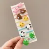 Ligas para el Cabello Lindas de Dibujos Animados para Niños, Bandas para el Cabello de Bebé que No Dañan el Cabello, Buena Elasticidad, Ligas para el Cabello de Bebé para Niñas, Anillos para el Cabello del Tamaño de un Pulgar, Accesorios para el Cabello