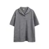 Yidao Vintage 2026 Verano Nuevo Estilo Old Money Camisa Polo Texturizada de Manga Corta para Hombre Retro Holgada Casual Media Manga