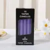 Velas de Iluminación Diaria Coloridas para el Hogar, Cera en Barra Romántica Inodora para Restaurante, Cera Larga en Barra para Ambiente de Cena en Hotel y B&B
