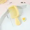 Cepillo para el Cabello Serie Oso Color Crema, Peine Portátil Lindo de Dibujos Animados, Mini Cepillo Plegable de Masaje de Alta Apariencia