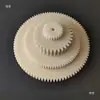 Engrenagem de Nylon MC Spot 1 Módulo 2 Módulo Dente Reto Engrenagem Plástica POM, pa66 Cilíndrica PEEK, PVDF