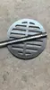 Grelha de Piso de Ferro Fundido Dn75 Tipo Encaixe 160 Grelha Simples de Piso Soquete 110 Tampa de Grelha de Piso Grelha de Drenagem de Ponte Ferro Fundido