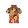 Miyake Top Elegante Cuello Alto Medio Estampado Elástico Moda Versátil Camiseta Fondo de Camisa de Otoño e Invierno Ropa Interior para Mujer