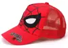 F791 Gorra de Béisbol Nueva Primavera y Otoño Sombrero de Dibujos Animados para Niños Gorra Moderna de Spider-Man Visera Sombrero de Comercio Exterior Europeo y Americano Venta al por Mayor