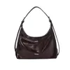 Nueva colección otoño/invierno 2026: Bolso hobo de cuero encerado retro, un bolso de hombro elegante y versátil para mujer, perfecto para el día a día.