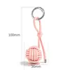 Amazon Transfronterizo Cuerda Rosa Lazo Amor Llavero Moda Baloncesto Béisbol Cola de Felpa Colgante para Bolso