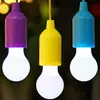 Lámpara Estilo Camping Exterior Tienda de Campaña Estilo Cuerda de Tirar Bombilla LED Luz Nocturna Lámpara de Armario con Cuerda de Tirar Iluminación Retro Candelabro