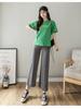 Pantalones de mujer embarazada 2024, atuendo de primavera y otoño, pantalones holgados, adelgazantes, informales, de pierna ancha
