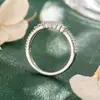 Nuevo Anillo de Circonita de Doble Capa, Versátil, Moderno, Lujo Ligero, Anillo Brillante con Índice de Diamante, Joyería para Mano de Mujer, Diseño de Nicho