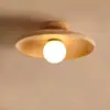 Candeeiro de corredor, candeeiro de teto, madeira maciça, moderno minimalista, vestiário, corredor, corredor, varanda, candeeiro, hall de entrada, candeeiros japoneses