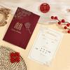 Nueva Invitación de Boda Invitación a Banquete de Boda 2025 Impresión Avanzada Papel de Banquete de Agradecimiento Invitación de Boda Simple