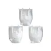 Figurita de Yeso Búho Molde de Silicona DIY Vela de Aromaterapia Molde para Taza de Vela de Búho Venta al por Mayor