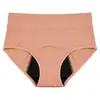 Pantaletas Menstruales de Cuatro Capas de Comercio Exterior para Hombre, Algodón Transpirable de Cintura Alta a Prueba de Fugas, Ropa Interior Especial para el Periodo Femenino