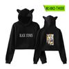 Sudadera con capucha periférica de dibujos animados NANA NANA NANA Ozaki, suéter sexy con orejas de gato para mujer de otoño