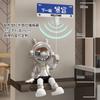 Astronauta Hombre del Espacio Postura Sentada Adornos Lámpara de Luna Sala de Estar Mueble de TV Grande Decoración de Piso de Entrada Alcancía Bluetooth